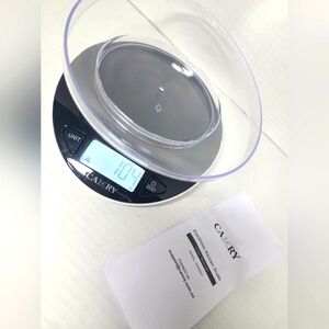 Camry Digital Kitchen Food Scale with Detachable Bowl NEW IN BOX